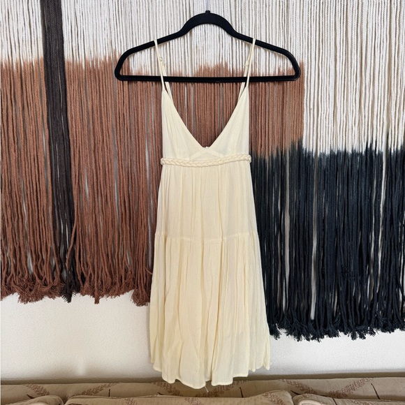 Pastel yellow Papermoon summer dress with adjustable straps; perfect condition - Picture 1 of 7